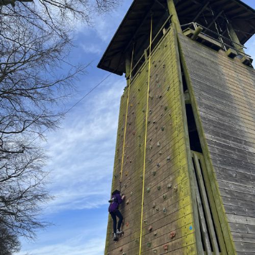 Frances climbing.JPG